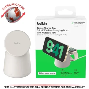 Belkin Boost Charge Pro 2 in 1 MagSafe Wireless Charging Dock 15W
