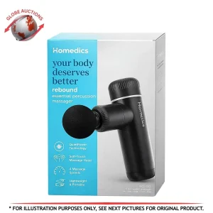 Homedics Rebound Essential Percussion Massager QuietPower 4 Speeds Portable