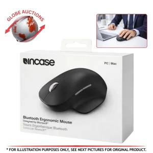 Incase Bluetooth Ergonomic Mouse Black PC Mac Multi Device