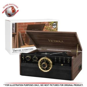 Victrola 7-In-1 Nostalgic Vinyl Belt Drive Turntable (VTA-370B.2) in box