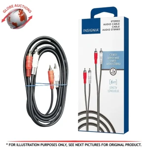 Insignia Stereo Audio Cable RCA 6ft Length NS HZ5152 C Red White
