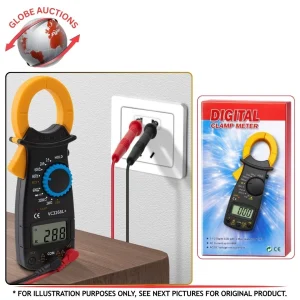 AC/DC Voltage Digital Professional Clamp Multimeter (999-Count) Tester Kit