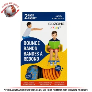 GoZone Anti Slip Kids Bounce Bands 2-Pack – Combo Fidget & Focus Bands Ages 5+