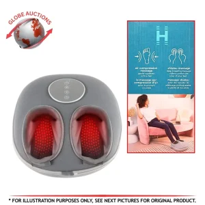 Homedics Dual Action Shiatsu Air Foot Massager With Heat Model FMS-348H-CA