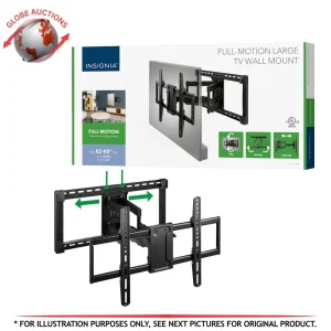 Insignia Full Motion 42'' - 90" Large TV Wall Mount 120-Lbs Capacity