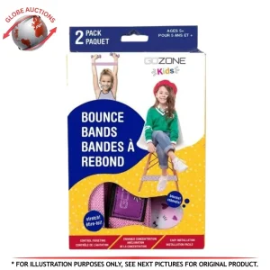 GoZone Kids Anti Slip Bounce Bands 2-Pack – Pink Combo Fidget & Focus Bands