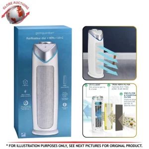 GermGuardian 4-in-1 Air Purifier with True HEPA UV-C & Odor Reduction