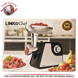 Linko Chef 300W Meat Grinder with Plates, Pusher & Accessories – MG-4130